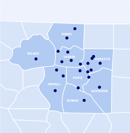 Triad Service Areas